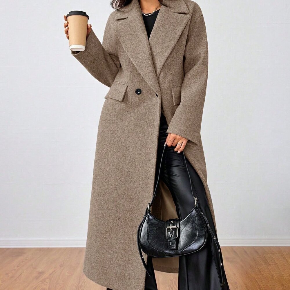Camel Casual Women's Long Collar Jacket